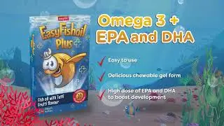 High EPA & DHA Made Easy | EasyFishoil Plus for Kids