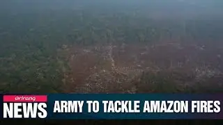 Brazil sends in army to tackle Amazon rainforest fires