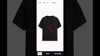How to Design Your Own T-Shirt on Mobile | VasanWears Custom Designer Tutorial