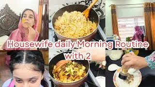 Housewife daily Morning routine💕☀️ || Why is it so difficult to get work done from children!! 🤔 D...