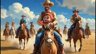 Teddy Buckaroo&rsquo;s Cowboy Adventure 🤠 | 3D Animated Toddler Song for Kids | Western Song for Children