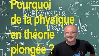 Pourquoi de la th&eacute;orie physique en plong&eacute;e ? Quel objectif ?