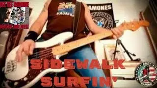 Dee Dee Ramone - Sidewalk Surfin' * bass cover 