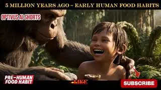 5 Million Years Ago &ndash; Pre Human Food Habits | OPTIVUS AI SHORTS #PreHuman