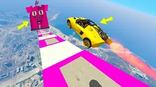 GTA 5 ONLINE 🐷 MEGA RAMPA 10.000% ESTREMA DEL SUINO !!! 🐷 DAJE !!