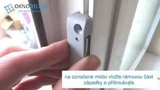 Jak namontovat magnetickou z&aacute;padku na balkonov&eacute; dveře