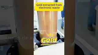 Gold Recovery from Electronic Scrap Explained #gold #machine #goldtech #business