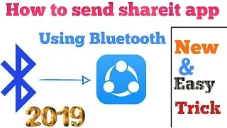 How to send shareit App From Bluetooth 2020