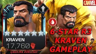 6-STAR R3 KRAVEN GAMEPLAY | &Ccedil;AKILMA (ROOT) MEKANİZMASI GERİ D&Ouml;ND&Uuml;, TUZAK VE KRİTİK KANAMALARI - MCOC