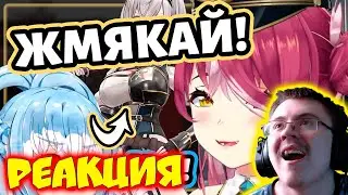 Марин заставляла Кобо жмякать Ноэль в реале 😳 ( Chotto.translate 【Vtubers RU】 ) | Реакция