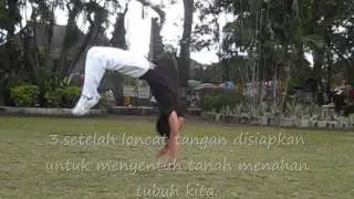 parkour bali back hand spring tutorial