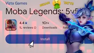 When FF Lover 🥵 Plays Moba Legends 5v5 For The First Time 🔥 | Crazy Reaction 😡