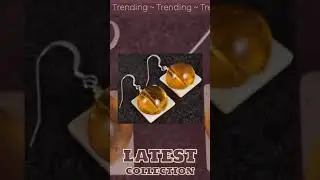 Fancy Sterling Silver Shell and Amber Earrings