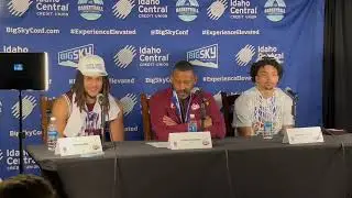 Montana's Joe Pridgen, Travis DeCuire, Brandon Whitney on Big Sky championship win