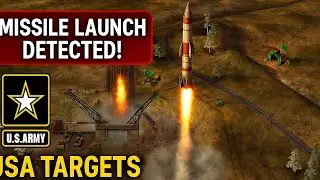 USA Strikes Nuclear Base in Baikonur! | C&C Generals Zero Hour