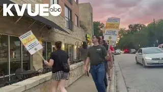 Via 313 union workers hold one-day strike