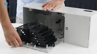 Mulitfunction Fiber Distribution Cabinet 48 Core Wall Mount Optic Hub Box
