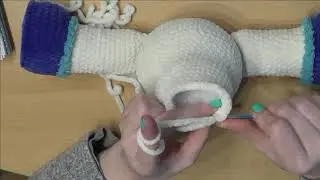 Gehäkelter Einhorn Teil 3