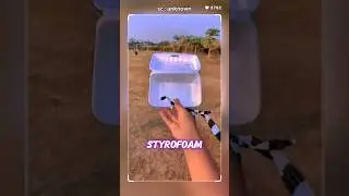 Ketika main layangan pake styrofoam