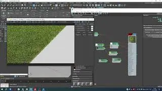 051  Трава   карта Chaos Scatter Edge подрезка краев