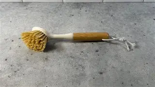 FunCee Kitchen Dish Brush with Bamboo Handle - 2 pack