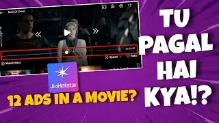 WTF! Itne Saaree Ads?🤡: JioHotstar Crazy Ads Placement, JioHotstar Ads Problem, JioHotstar Premium