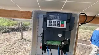 BOMBA SOLAR 🌞🌞2CV 54M DE PROFUNDIDADE. REGULANDO O INVERSOR