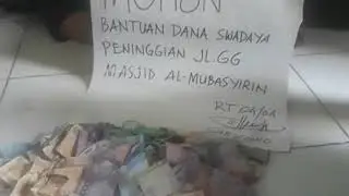 Sedih: Usulan Tak Digubris,  Warga Tugu Selatan, Koja, Jakarta Utara Bangun Jalan Sendiri