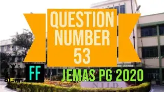 53// JEMAS (JENPAS) PG 2020 MPT Paper Solve // Question Number 53