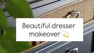 Beautiful dresser makeover 💫