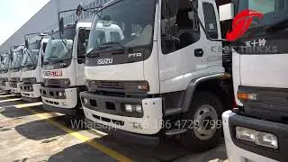 30 units ISUZU refuse compactor for exporting, www.ceectrucks.com