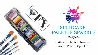 Splitcake Palette SPARKLE (6x6g)Diamond FX