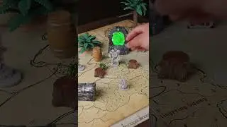 Glowing Portal Resin Miniature with Color-Changing LED