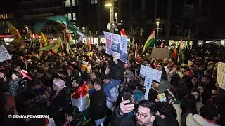 1- وقفة تضامنية في بوخم الألمانية رفضآ لانتهاكات النظام السوري بحق الكورد في عموم روجآفايي كوردستان 