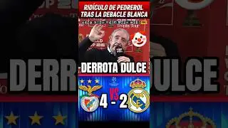 🤡RID&Iacute;CULO DE PEDREROL EN LA DERROTA DEL MADRID CONTRA EL BENFICA DE MOURINHO #championsleague #top8