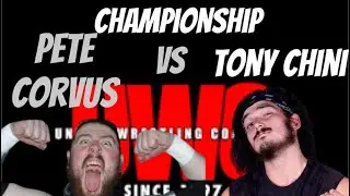 Uwc heavyweight championship  Pete Corvus vs Tony Chini w/ Francesca