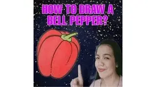 HOW TO DRAW A BELL PEPPER STEP BY STEP