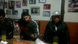 Gast&oacute;n Cordero, Gabriel Morales, Andres Gonzalez, David Leiva y Kike Villagra