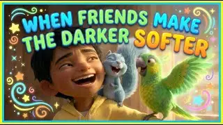 When Friends Make the Dark Softer | A Gentle Kids Story About Friendship 🌙