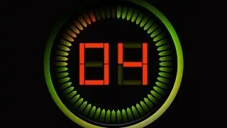SPEED Timer Countdown (v155) CLOCK 60 sec in 20 sec with sound effects HD!