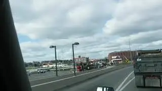 dumpster truck rollover