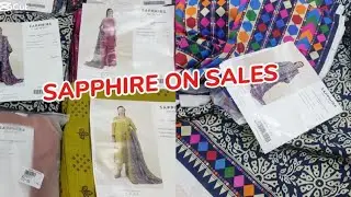Sapphire  | 3 Piece Printed Khaddar Suit | Winter Collection 2025 | ON SALE |