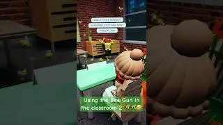 Using the Bee Gun in the classroom 2 🐝🐝🤣