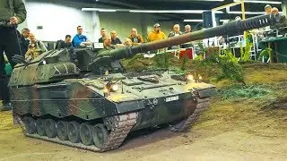 BIG SIZE RC MODEL TANK WITH 85 KG WEIGHT IN MOTION!! *RC MILITARY VEHICLE*RC PZH 2000