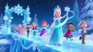 Elsa&rsquo;s Ice Ribbon Parade ❄️ | Fun Kids Song for Winter & Imagination!