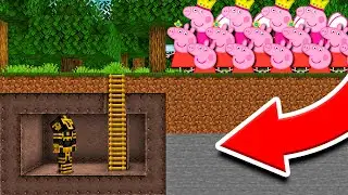 BASE SECRETA VS APOCALIPSIS DE PEPPA PIG EN MINECRAFT 😱