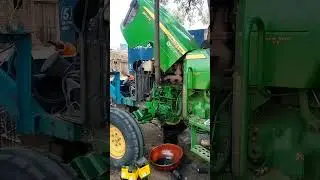 🚜🛠️ Jhon Deere Tractor Engine Oil Change 🛠️#swaraj #sonalika  #jhondeer #mahendra #hmt #rx_manju_76