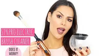 STYLPRO MAKEUP BRUSH CLEANER - WORTH THE HYPE?! | Beauty's Big Sister