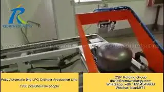 LPG Production Line of 9kg with Production Capacity of  8hour 1200pcs