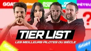 🏁 Les meilleurs pilotes F1 du siècle / Tier list #1